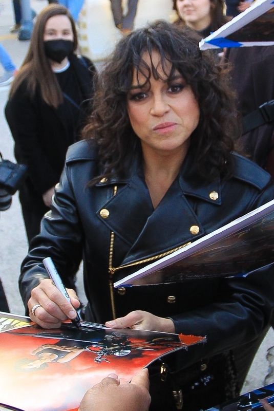 MICHELLE RODRIGUEZ Greets Fans at Dungeons & Dragons Premiere in Westwood 03/26/2023