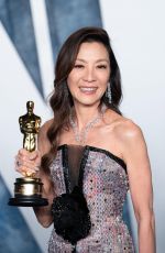 MICHELLE YEOH at Vanity Fair Oscar Party in Beverly Hills 03/12/2023