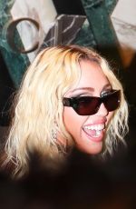 MILEY CYRUS Arrive at Her Album Release Party in Beverly Hills 03/09/2023
