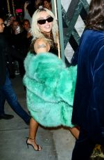 MILEY CYRUS Arrive at Her Album Release Party in Beverly Hills 03/09/2023
