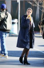 MIRCEA MONROE on the Set of The Rookie in Los Angeles 03/03/2023