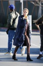 MIRCEA MONROE on the Set of The Rookie in Los Angeles 03/03/2023
