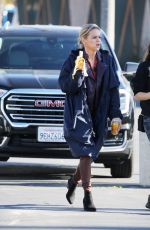 MIRCEA MONROE on the Set of The Rookie in Los Angeles 03/03/2023
