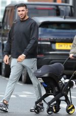 MOLLY MAE HAGUE and Tommy Furry Out for Lunch with Her Baby in Manchester 03/01/2023