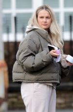 MOLLY MAE HAGUE and Tommy Furry Out for Lunch with Her Baby in Manchester 03/01/2023