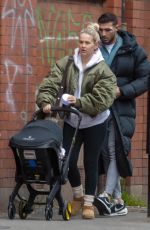 MOLLY MAE HAGUE and Tommy Furry Out with Their Baby in Manchester 03/03/2023