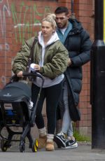 MOLLY MAE HAGUE and Tommy Furry Out with Their Baby in Manchester 03/03/2023