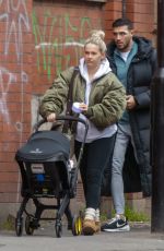 MOLLY MAE HAGUE and Tommy Furry Out with Their Baby in Manchester 03/03/2023
