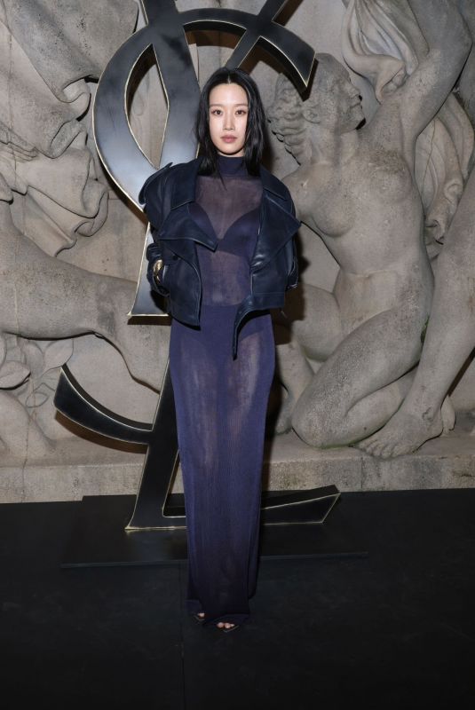 MOON GA YOUNG at Yves Saint Laurent Fashion Show at Paris Fashion Week 02/28/2023
