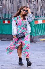 MYLEENE KLASS Arrives at Global Radio Studios in London 03/24/2023