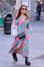 MYLEENE KLASS Arrives at Global Radio Studios in London 03/24/2023