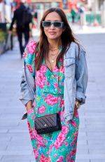 MYLEENE KLASS Arrives at Global Radio Studios in London 03/24/2023