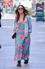 MYLEENE KLASS Arrives at Global Radio Studios in London 03/24/2023