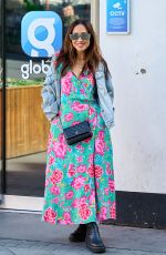 MYLEENE KLASS Arrives at Global Radio Studios in London 03/24/2023