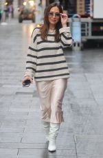 MYLEENE KLASS Arrives at Smooth Radio in London 03/19/2023