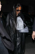NAOMI CAMPBELL Arrives at Hotel Costes at Paris Fashion Week 03/03/2023