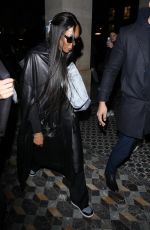 NAOMI CAMPBELL Arrives at Hotel Costes at Paris Fashion Week 03/03/2023