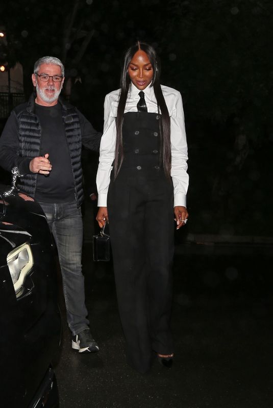 NAOMI CAMPBELL Leaves Jimmy Iovine’s 70th Birthday Bash in Los Angeles 03/11/2023