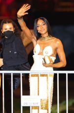 NAOMI CAMPBELL Leaves Vanity Fair Oscar Party in Beverly Hills 03/12/2023