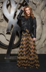 NATALIA DYER at Yves Saint Laurent Fashion Show at Paris Fashion Week 02/28/2023