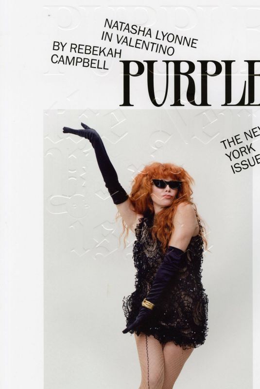 NATASHA LYONNE for Purple Fashion Magazine: #39 The New York Issue, February 2023