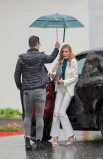NICOLE YOUNG Arrives on the Set of Selling Sunset at Sunset Plaza in West Hollywood 03/22/2023