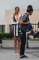 NICOLE YOUNG Films Selling Sunset Outside of Oppenheim Offices in Los Angeles 03/16/2023
