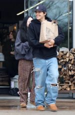NOAH CYRUS and a Mystery Man Leaves Erewhon in Calabasas 03/22/2023