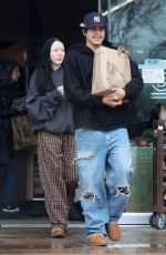 NOAH CYRUS and a Mystery Man Leaves Erewhon in Calabasas 03/22/2023