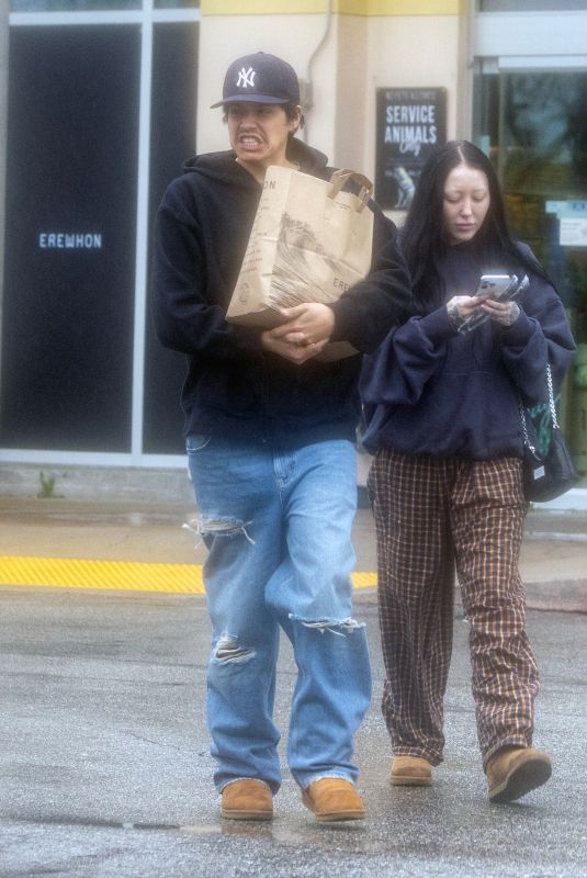 NOAH CYRUS and a Mystery Man Leaves Erewhon in Calabasas 03/22/2023