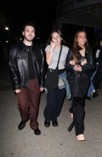 OLIVIA RODRIGO and TATE MCRAE Arrives at SZA