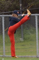 OLIVIA WILDE at a Soccer Pitch in Los Angeles 02/26/2023