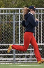 OLIVIA WILDE at a Soccer Pitch in Los Angeles 02/26/2023
