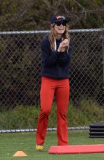 OLIVIA WILDE at a Soccer Pitch in Los Angeles 02/26/2023