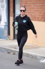 OLIVIA WILDE Leaves a Gym in Los Angeles 03/08/2023