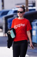OLIVIA WILDE Leaves a Gym in Studio City 03/07/2023