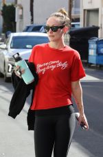 OLIVIA WILDE Leaves a Gym in Studio City 03/07/2023