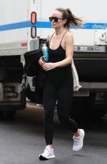 OLIVIA WILDE Leaves a Gym on Her 39th Birthday in Los Angeles 03/10/2023