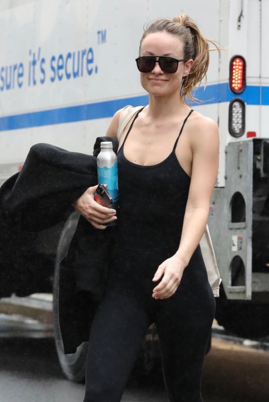OLIVIA WILDE Leaves a Workout in Los Angeles 03/10/2023