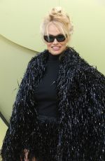 PAMELA ANDERSON at Versace FW23 Fashion Show at Pacific Design Center in West Hollywood 03/09/2023