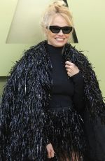 PAMELA ANDERSON at Versace FW23 Fashion Show at Pacific Design Center in West Hollywood 03/09/2023