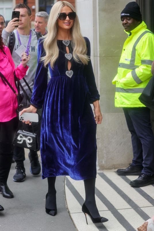 PARIS HILTON Arrives at BBC Studios in London 03/16/2023