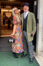 PARIS HILTON Leaves BBC Radio 2 Studios in London 03/16/2023