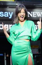 PEYTON ELIZABETH LEE Arrives at Good Morning America in New York 03/27/2023