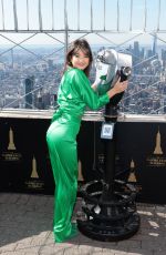 PEYTON ELIZABETH LEE Visits Empire State Building in New York 03/27/2023