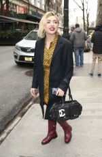 PEYTON LIST Leaves ABC Studios in New York 03/16/2023