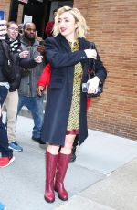 PEYTON LIST Leaves Tamron Hall Show in New York 03/16/2023