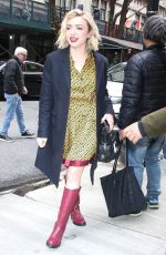 PEYTON LIST Leaves Tamron Hall Show in New York 03/16/2023