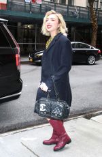 PEYTON LIST Leaves Tamron Hall Show in New York 03/16/2023