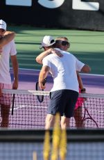 PINK and Robin Thicke Play a Celebrity Doubles Match for Charity in La Quinta 03/07/2023
